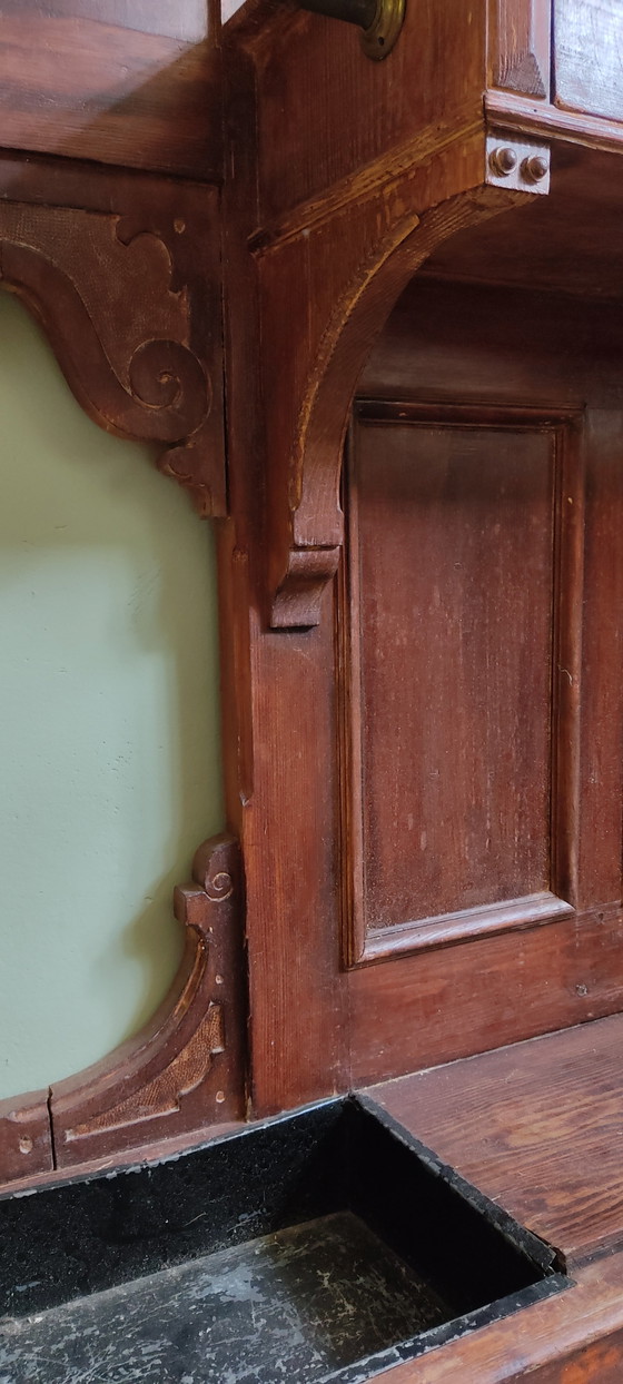 Image 1 of Antique Art Nouveau Style Hall Furniture