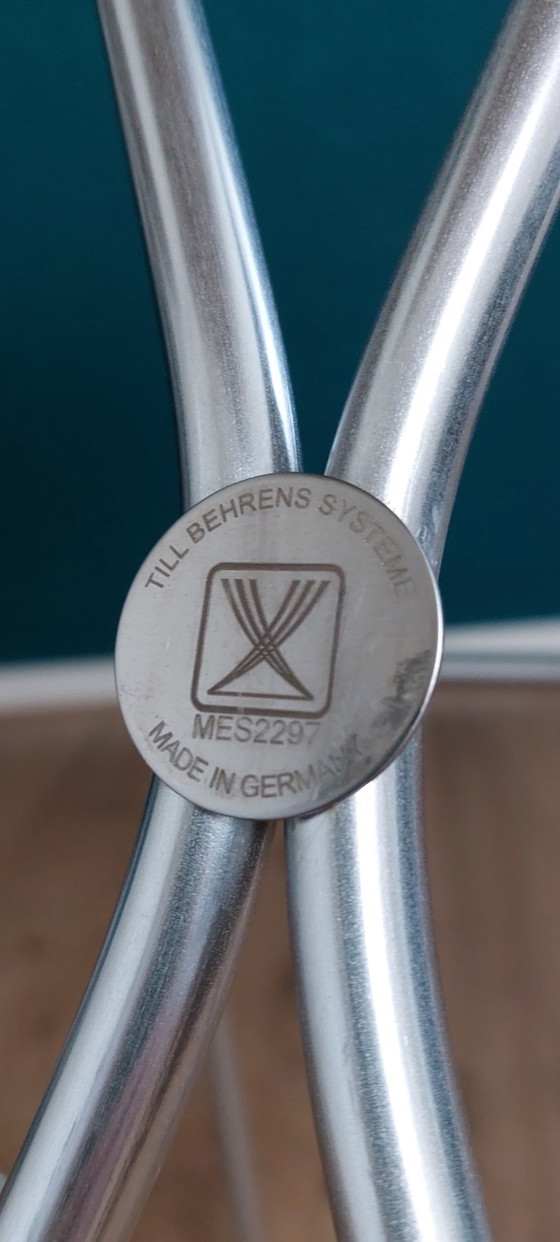 Image 1 of 4 sgabelli da bar Kreuzschwinger di Till Behrens, anni '90