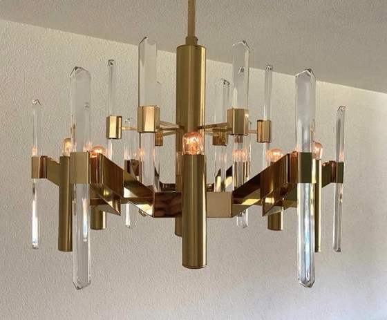 Image 1 of Plafonnier vintage Gaetano Sciolari 70s