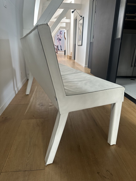 SAAR TWIN BENCH VAN PIET BOON – Bankjes, Leather (photo 4 of 5)