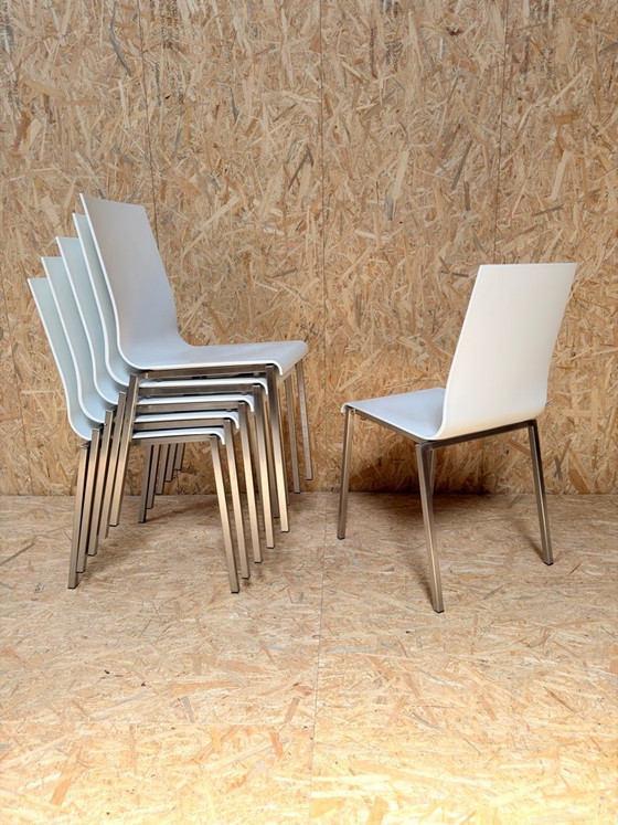 Image 1 of 6 chaises Pedrali Kuadra