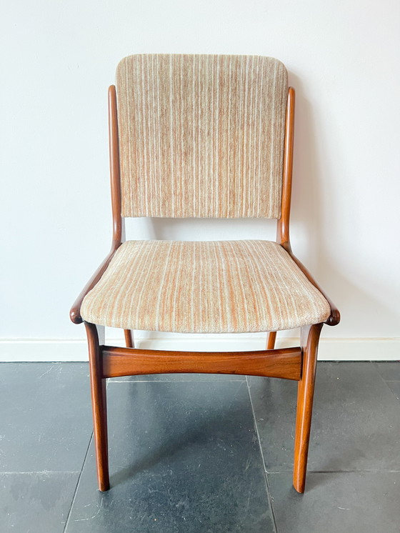 Image 1 of Vintage Chair - Mahjongg Netherlands - Johannes Andersen - Wood, Fabric - 60s/70s - Scandinavian Style