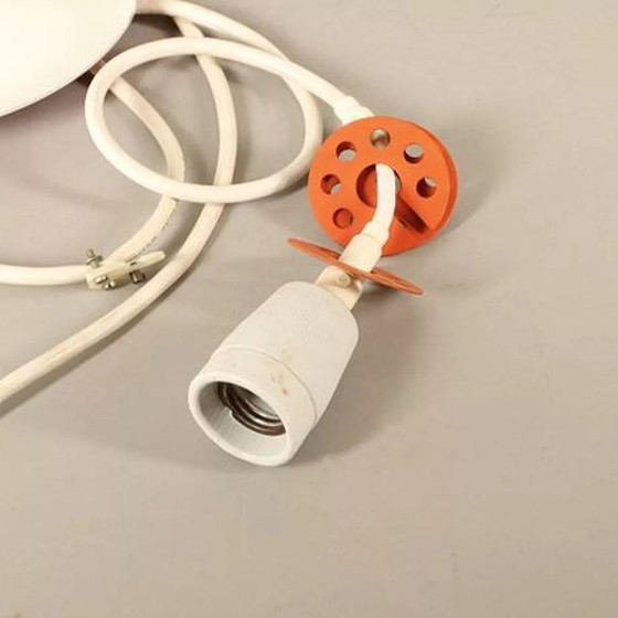 Image 1 of Suspension PH5 Vintage Scandinave blanche Poul Henningsen années 80
