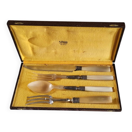 Gigot / Salad cutlery in Bakelite – Cutlery Sets, Art Deco (photo 2 of 11)