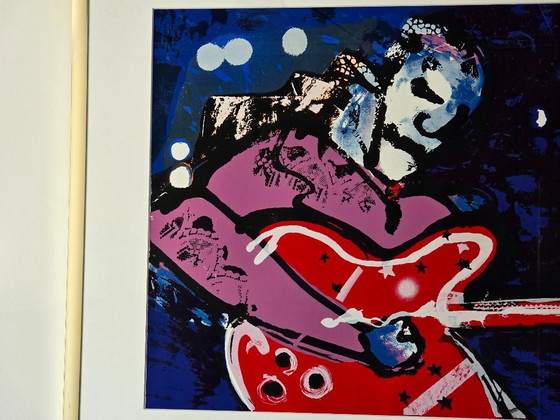 Image 1 of Herman Brood - Jimmy Hendrix - E.A. - Hand-signed