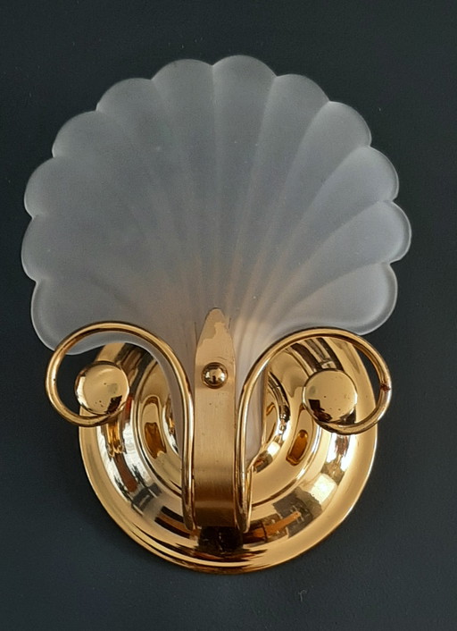 De Knudt wandlampjes(2) Schelpmotief