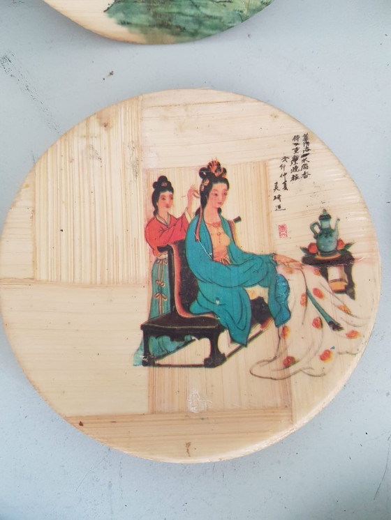 Image 1 of "The Goddess of the Lo River" signs from Bamboo" The Goddess of the Lo River" signs from Bamboo