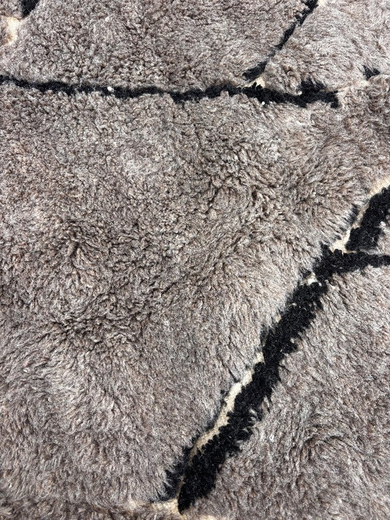 Image 1 of Tapis d'intérieur moderne en laine Mrirt 200x300 cm - Tapis berbère en laine fait main