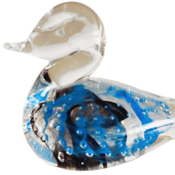 Vintage Mid-Century FM Konstglas Ronneby Glass Duck Figurines Set Birds 1970s – Decorative Objects (photo 19 of 22)