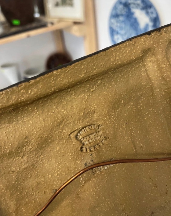 Image 1 of Placa de pared de cerámica de Søholm, Dinamarca