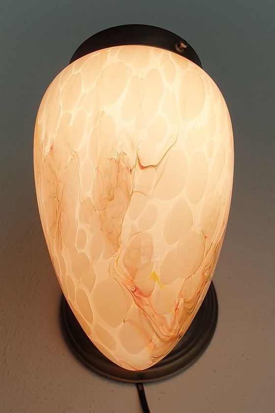 2 Art Deco Wandleuchten, Glas, Beige (Foto 17 von 53)