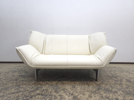 Leolux Tango two-seater cream white designer sofa leather sofa couch Top