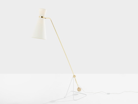 Image 1 of Pierre Guariche G2 balancier Messing Metall Stehlampe 1951