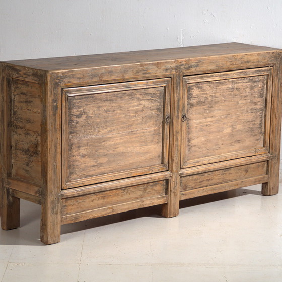 Grande credenza cinese in pino intagliato – Cina, circa 1930 – Credenze (photo 4 of 40)