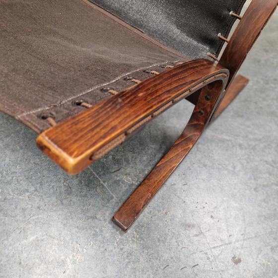 Image 1 of Set Ingmar Relling Siësta Chair Sedie Poltrona vintage in pelle cognac Westnova anni '60/'70
