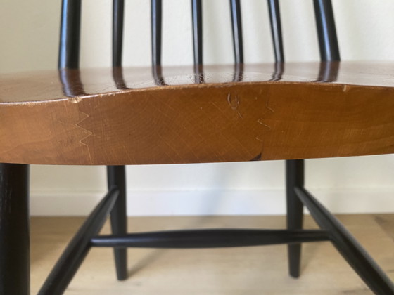 Sedia vintage scandinava con struttura a fuso - Svezia anni '60/'70 / probabilmente Nesto Möbler (photo 8 of 8)