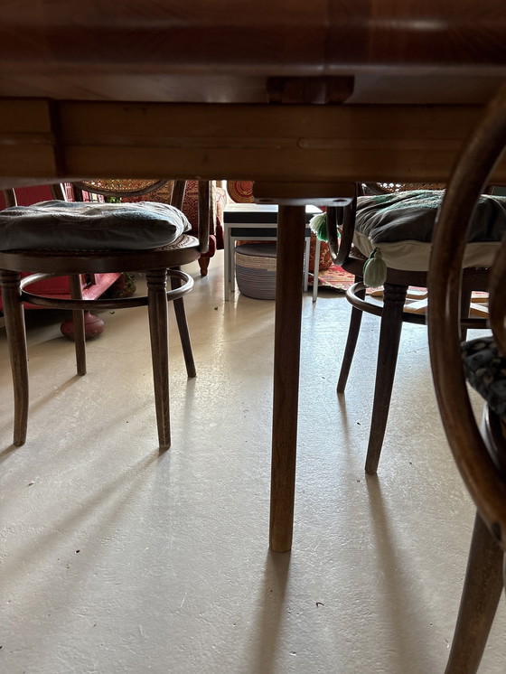 Image 1 of Table à manger extensible en teck d'origine danoise 70s