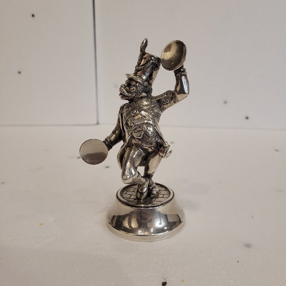 Image 1 of "Singe musicien, argent massif, 20e s. - Espagne