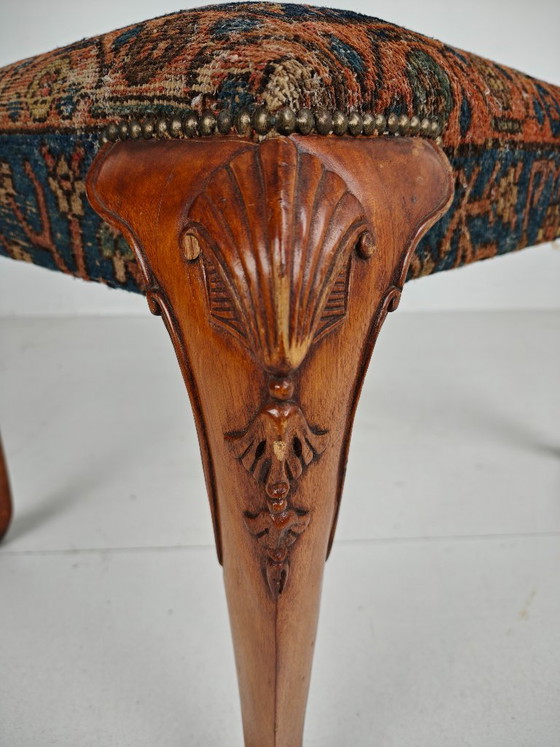 Antique Foot Stool, Walnut, English Regency, Circa 1800–1820 – Wood (photo 8 of 8)