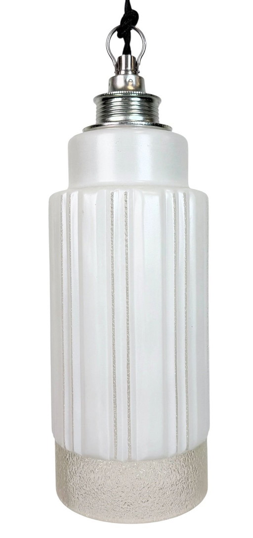 Vintage-Glas-Deckenleuchte, 1970er Jahre