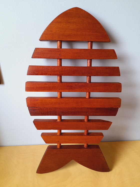 Image 1 of Wooden fish trivet