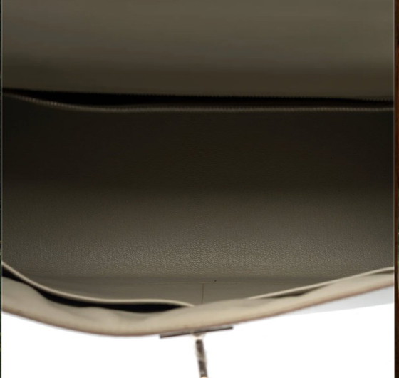Image 1 of Borsa HERMES Kelly 32 in cuoio grigio - 103303