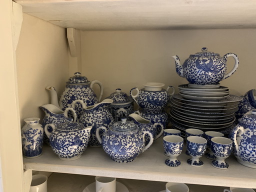 Vasellame blu giapponese (cinese), ampia collezione