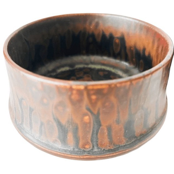 Image 1 of Ensemble de bols empilables en céramique aux tons naturels, années 1960