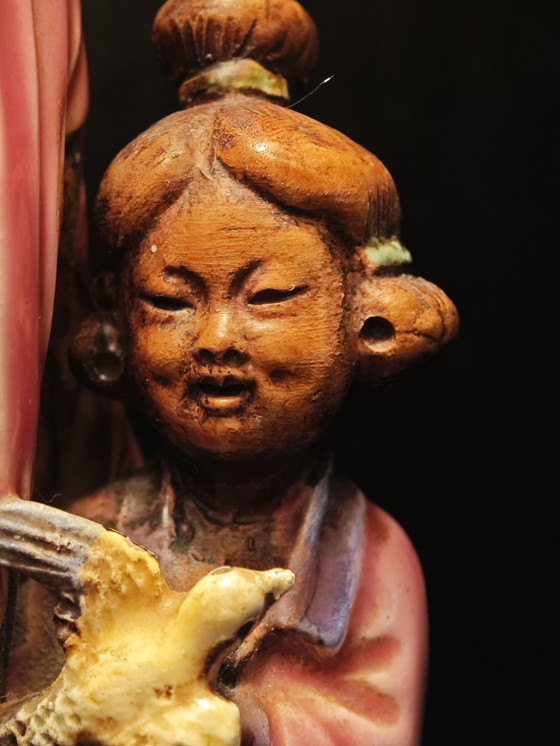 Image 1 of chinoiserie lamp