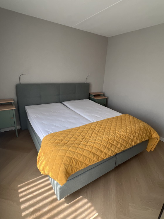 Luxury Avek Ninety Boxspring 180×210 – Double beds, Wood, Textile (photo 6 of 6)