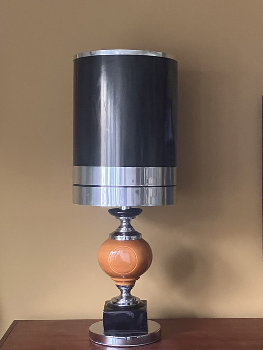 Lampe de table imposante des années 1970