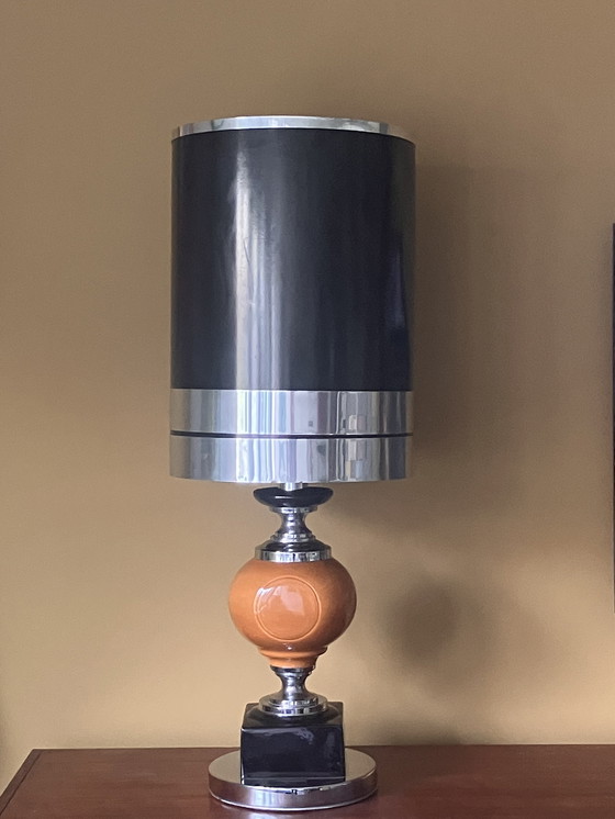 Image 1 of 1970's imposing table lamp
