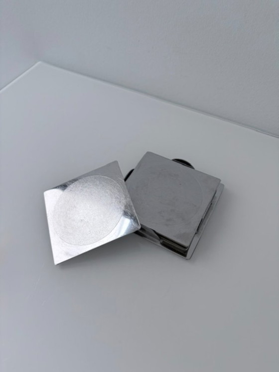 Ikea Groggy Sottobicchieri (6 pezzi) nel supporto – Accessori da tavola, rvs (photo 5 of 10)
