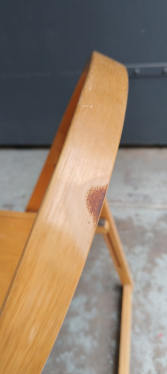 Image 1 of 2 sillas plegables OKT de madera curvada escandinava de la década de 1960 (Thonet)