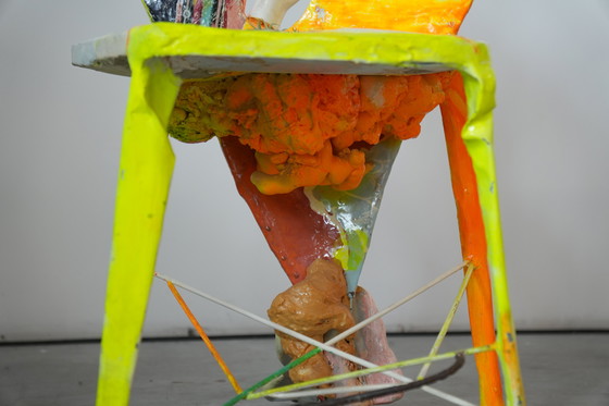 Image 1 of Set di 6 sedie Pop Art firmate da Guido Coletti (1995, firmate nel 2013)