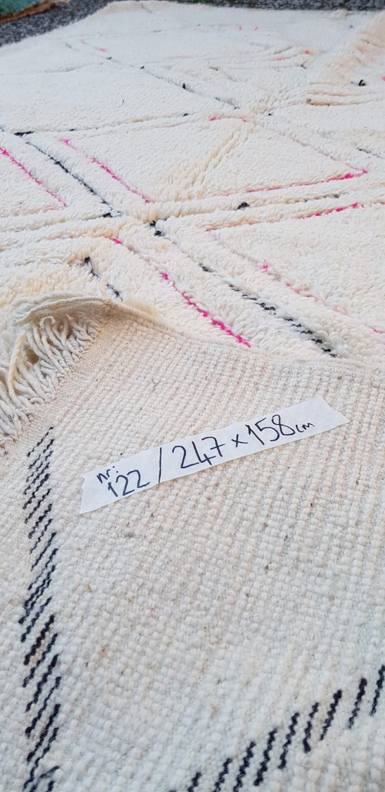 Image 1 of Handgeknoopt Berber Kleed Wol 247x158cm