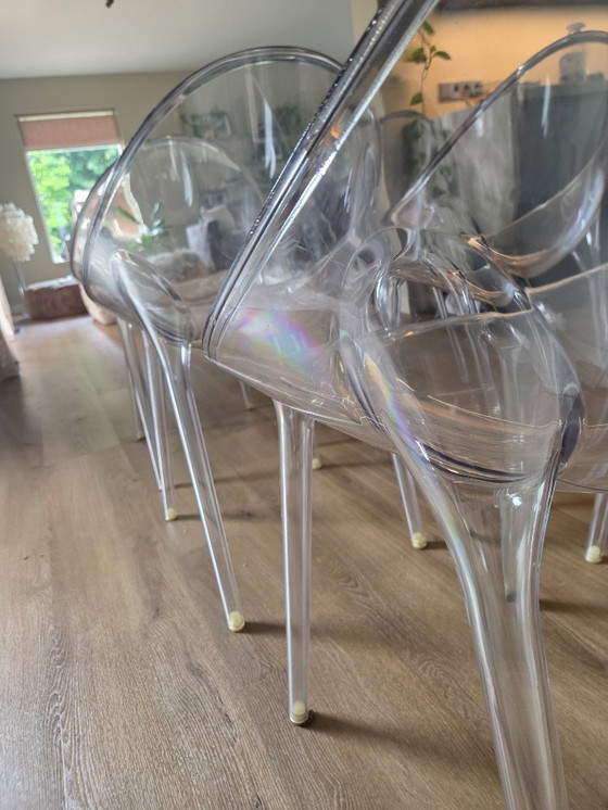 Image 1 of 6x Kartell Mr. Impossible stoelen