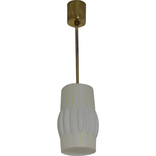 Colgante de cristal vintage de los años 60