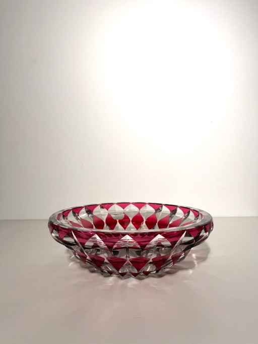 Val Saint Lambert Cut Crystal Bowl – tafelwaar, Glass