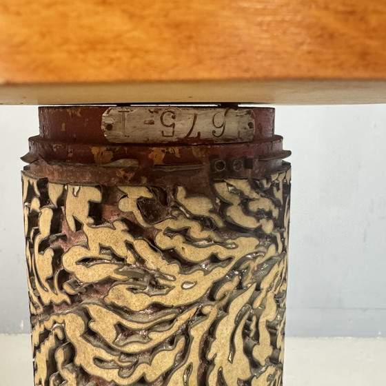 Image 1 of Piedestal van vintage behangdrukrol