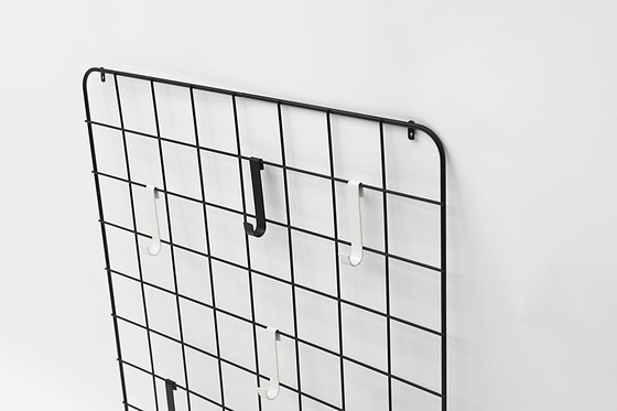 Image 1 of Mid Century String Wardrobe by Karl Fichtel – Drahtwerke Erlau AG Aalen – free-floating wall wardrobe – ca. 1950s, Germany