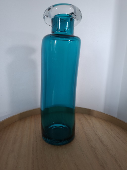 Vintage Rosenthal "Drunken Bottle" Vase – Turquoise (30 cm)