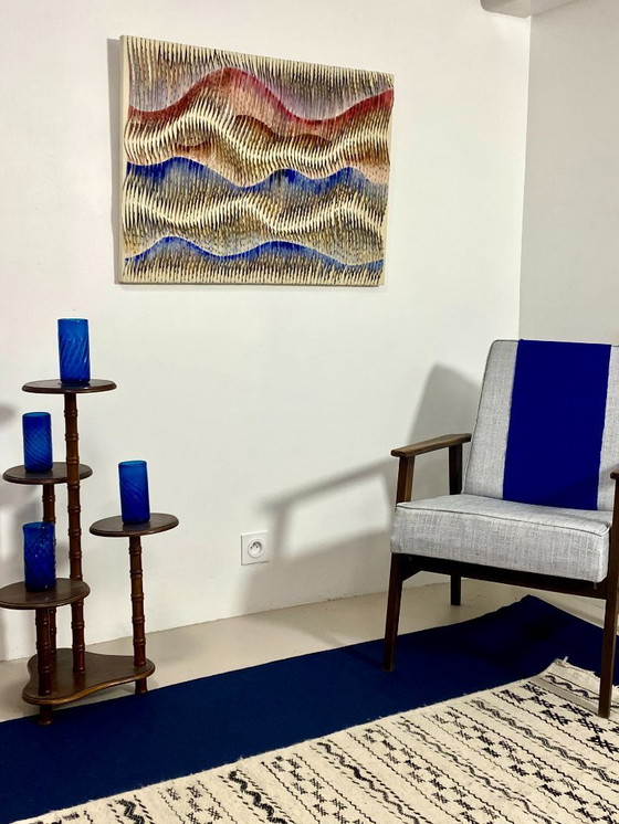 Image 1 of Tableau sculpture art textiles Ref : Akiko