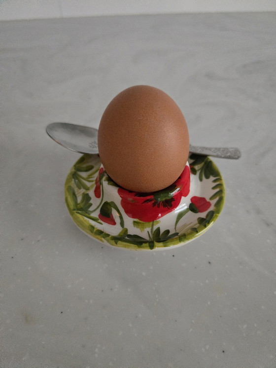 Image 1 of 2 hueveras pintadas a mano