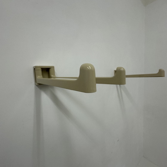 Image 1 of Jaren 70 Handdoeken Rek Handdoek Rekje Beige Vintage