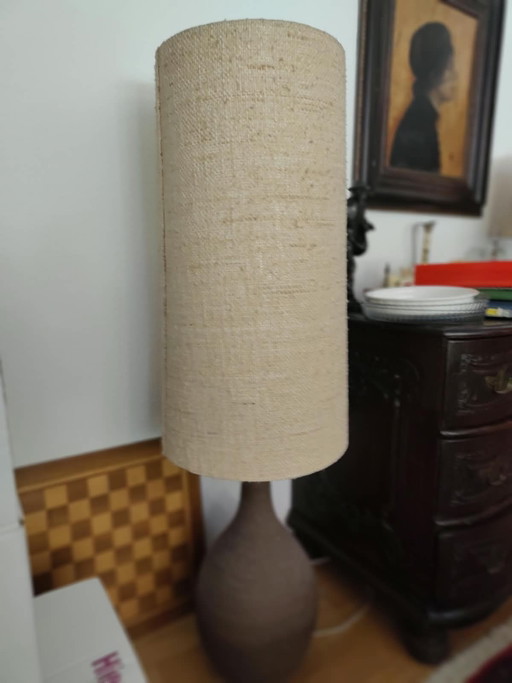 Lampe de sol / de table en céramique XXL Krösselbach originale années 60 70 – Vintage Mid Century (Design: Cläre Zange)