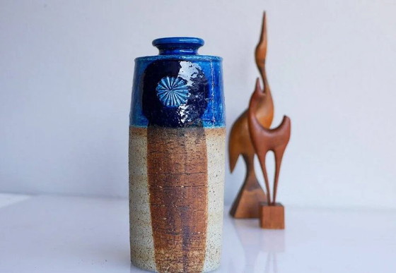 Image 1 of Mid-century modern studio art ceramic vase by Inger Persson for Rörstrand, 1970s