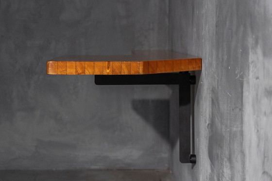 Image 1 of Wall-Mounted Console Table by Charlotte Perriand, France, 1950s