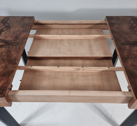 Image 1 of Art Deco Dining Table in Walnut, 1960s