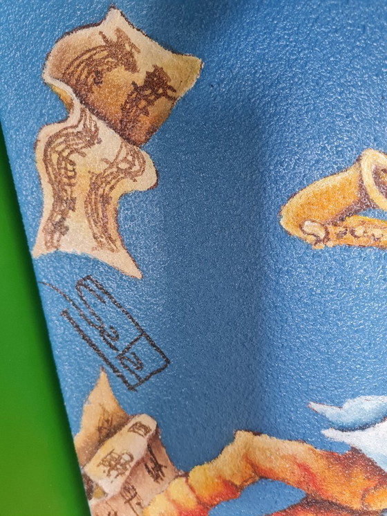 Image 1 of Surreal painting by Italian artist Alessandro Sala, hand-signed, 50x70 cm